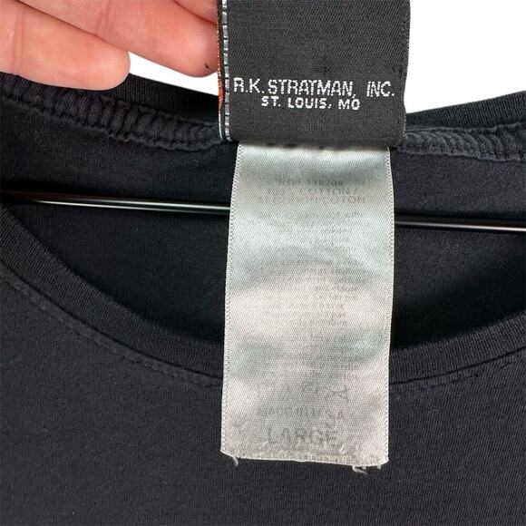 HARLEY-DAVIDSON Vintage Forever Silver Wings Motorcycle Tee Black M Short Sleeve - Picture 3 of 11